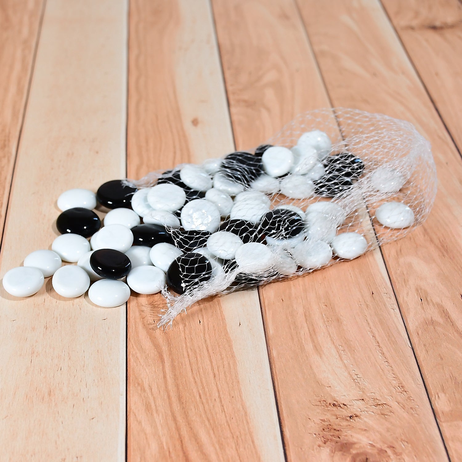 Flat round glass pebbles for decoration Flat round glass pebbles for decoration